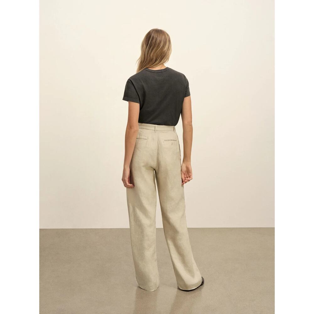 Buck Mason Women's Slub Cotton Classic Fit Easy Crew Made in USA Tee T-Shirt - Picture 3 of 5